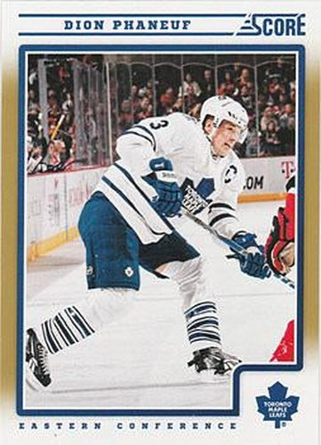 #432 Dion Phaneuf - Toronto Maple Leafs - 2012-13 Score - Gold Rush Hockey