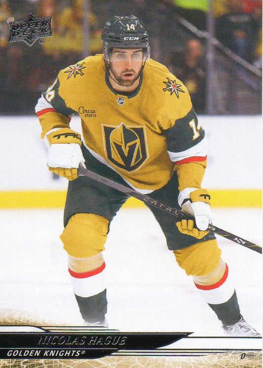 #432 Nicolas Hague - Vegas Golden Knights - 2024-25 Upper Deck Hockey
