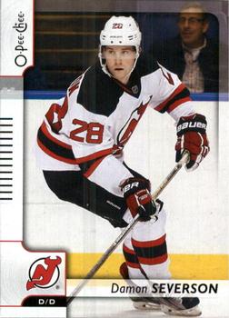 #432 Damon Severson - New Jersey Devils - 2017-18 O-Pee-Chee Hockey