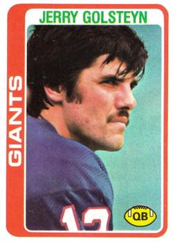 #432 Jerry Golsteyn - New York Giants - 1978 Topps Football