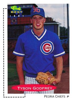 #432 Tyson Godfrey - Peoria Chiefs - 1991 Classic Best Baseball