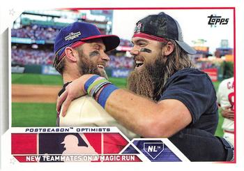 #432 Postseason Optimists - Philadelphia Phillies - 2023 Topps Baseball