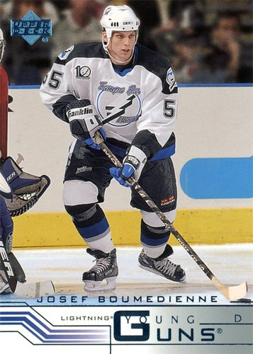 #432b Josef Boumedienne - Tampa Bay Lightning - 2001-02 Upper Deck Hockey