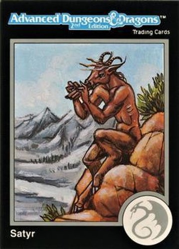 #433 Satyr - 1991 TSR Advanced Dungeons & Dragons - Silver