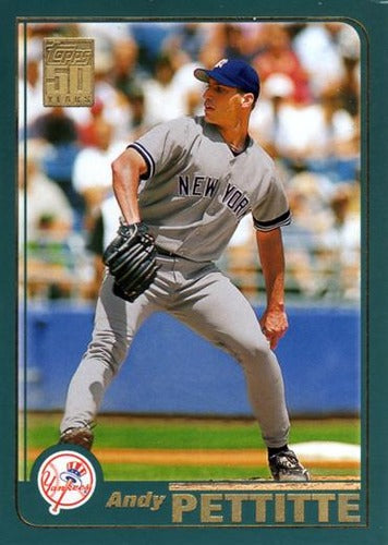 #433 Andy Pettitte - New York Yankees - 2001 Topps Baseball