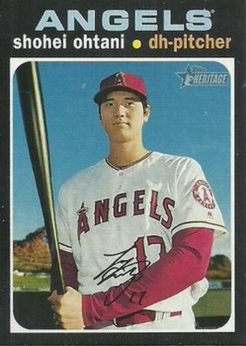 #433 Shohei Ohtani - Los Angeles Angels - 2020 Topps Heritage Baseball