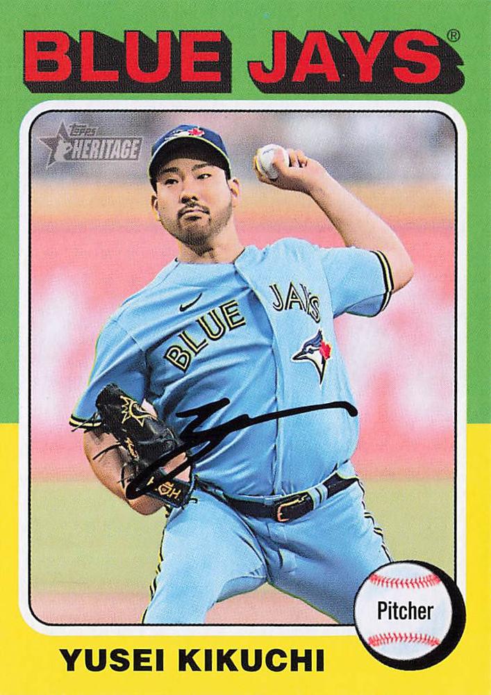 #433 Yusei Kikuchi - Toronto Blue Jays - 2024 Topps Heritage Baseball
