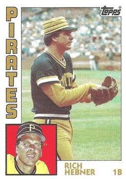 #433 Rich Hebner - Pittsburgh Pirates - 1984 Topps Baseball