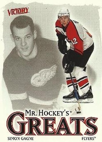 #433 Simon Gagne - Philadelphia Flyers - 2001-02 Upper Deck Victory Hockey