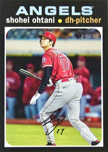 #433b Shohei Ohtani - Los Angeles Angels - 2020 Topps Heritage Baseball