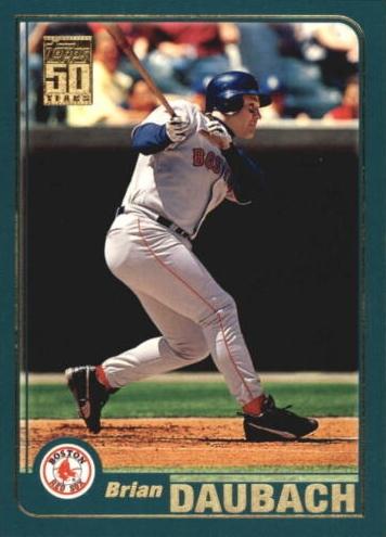 #434 Brian Daubach - Boston Red Sox - 2001 Topps Baseball