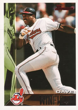 #434 Dave Winfield - Cleveland Indians - 1995 Bowman Baseball