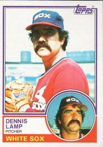 #434 Dennis Lamp - Chicago White Sox - 1983 Topps Baseball