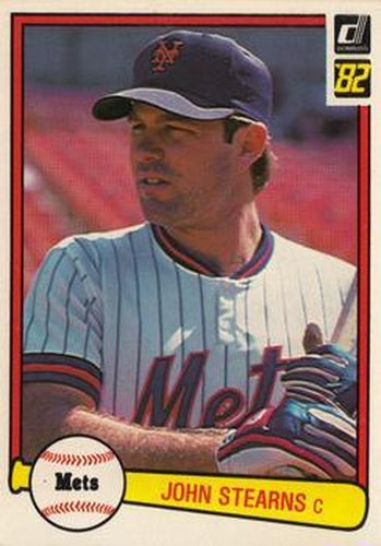 #434 John Stearns - New York Mets - 1982 Donruss Baseball