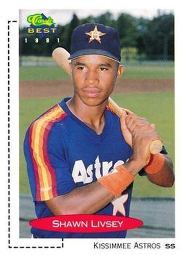 #434 Shawn Livsey - GCL Astros - 1991 Classic Best Baseball