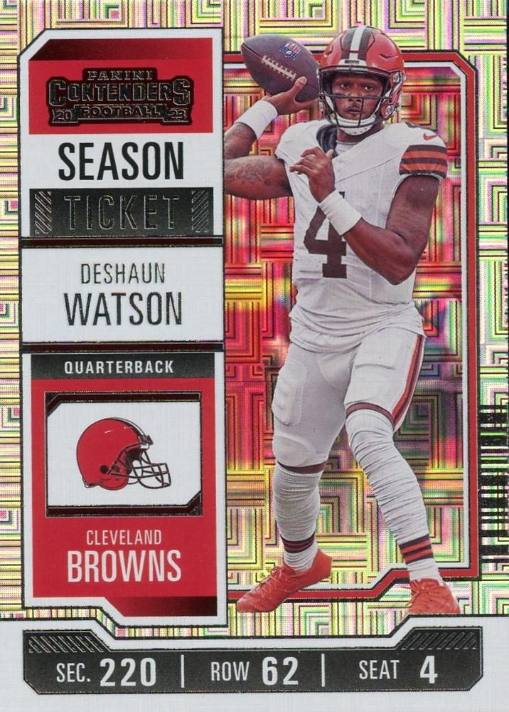 #24 Deshaun Watson - Cleveland Browns - 2023 Panini Contenders Football