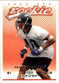 #435 Antwoine Sanders - Baltimore Ravens - 2003 Upper Deck MVP Football