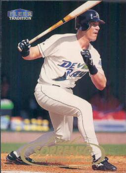 #435 Paul Sorrento - Tampa Bay Devil Rays - 1998 Fleer Tradition Baseball