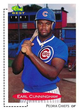 #435 Earl Cunningham - Peoria Chiefs - 1991 Classic Best Baseball