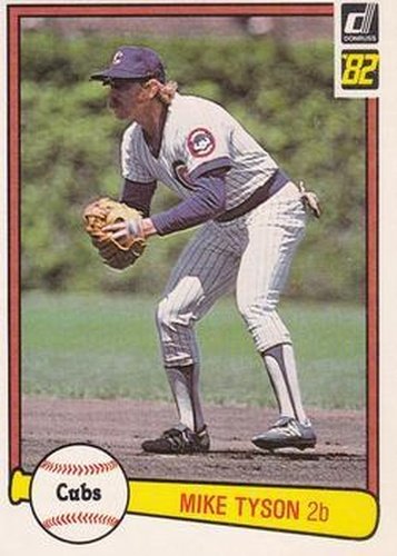 #435 Mike Tyson - Chicago Cubs - 1982 Donruss Baseball