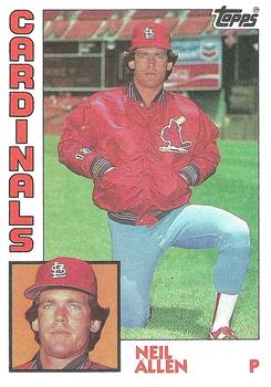 #435 Neil Allen - St. Louis Cardinals - 1984 Topps Baseball