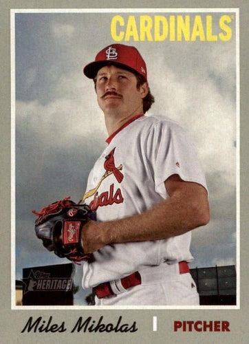 #435 Miles Mikolas - St. Louis Cardinals - 2019 Topps Heritage Baseball