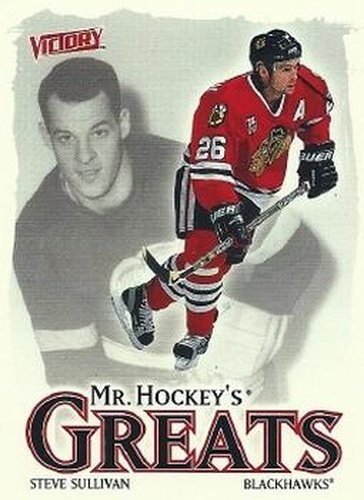 #435 Steve Sullivan - Chicago Blackhawks - 2001-02 Upper Deck Victory Hockey