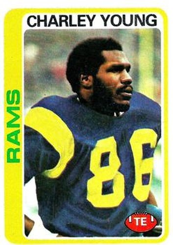 #435 Charle Young - Los Angeles Rams - 1978 Topps Football