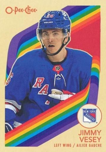 #436 Jimmy Vesey - New York Rangers - 2023-24 O-Pee-Chee - Retro Hockey