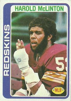 #436 Harold McLinton - Washington Redskins - 1978 Topps Football