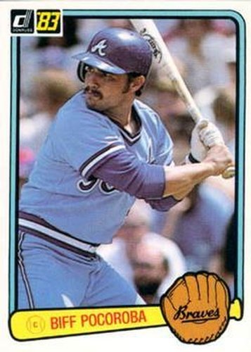#436 Biff Pocoroba - Atlanta Braves - 1983 Donruss Baseball