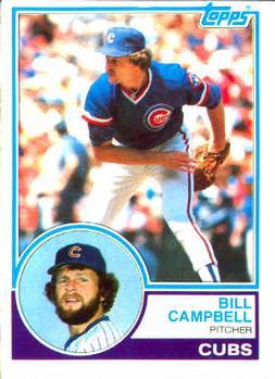 #436 Bill Campbell - Chicago Cubs - 1983 Topps Baseball