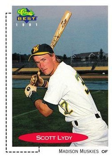 #436 Scott Lydy - Madison Muskies - 1991 Classic Best Baseball