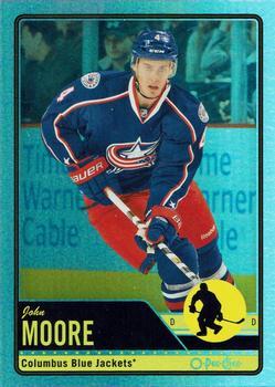 #436 John Moore - Columbus Blue Jackets - 2012-13 O-Pee-Chee - Rainbow Hockey
