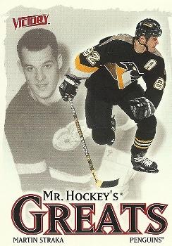 #436 Martin Straka - Pittsburgh Penguins - 2001-02 Upper Deck Victory Hockey
