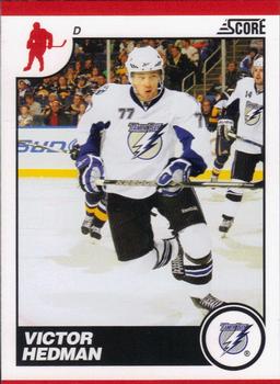 #437 Victor Hedman - Tampa Bay Lightning - 2010-11 Score Hockey