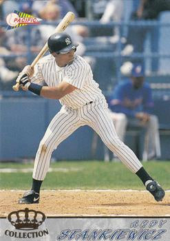 #437 Andy Stankiewicz - New York Yankees - 1994 Pacific Baseball