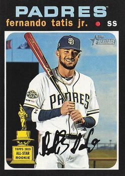 #437 Fernando Tatis Jr. - San Diego Padres - 2020 Topps Heritage Baseball