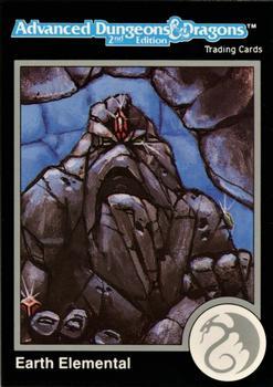 #437 Earth Elemental - 1991 TSR Advanced Dungeons & Dragons - Silver