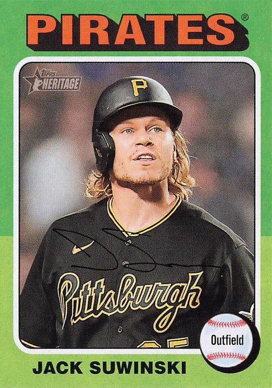#437 Jack Suwinski - Pittsburgh Pirates - 2024 Topps Heritage Baseball