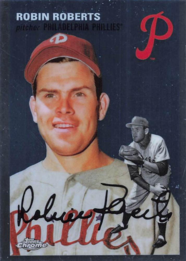 #437 Robin Roberts - Philadelphia Phillies - 2023 Topps Chrome Platinum Anniversary Baseball