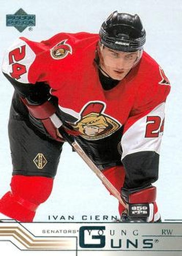 #437a Ivan Ciernik - Ottawa Senators - 2001-02 Upper Deck Hockey