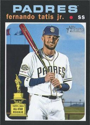 #437c Fernando Tatis Jr. - San Diego Padres - 2020 Topps Heritage Baseball