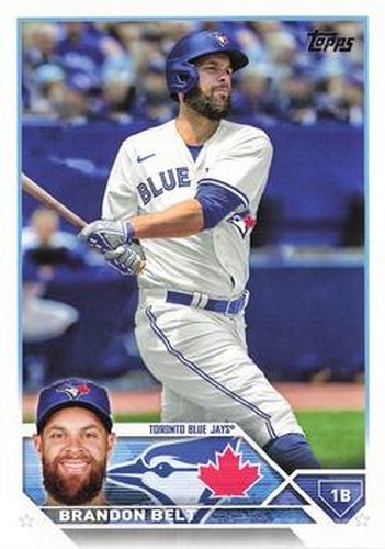 #438 Brandon Belt - Toronto Blue Jays - 2023 Topps Baseball