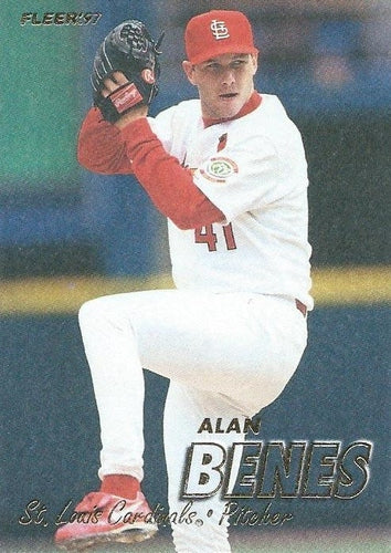 #438 Alan Benes - St. Louis Cardinals - 1997 Fleer Baseball