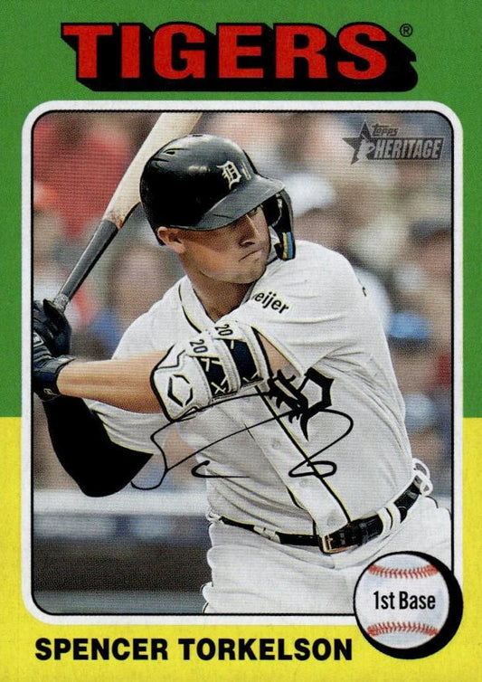 #438 Spencer Torkelson - Detroit Tigers - 2024 Topps Heritage Baseball