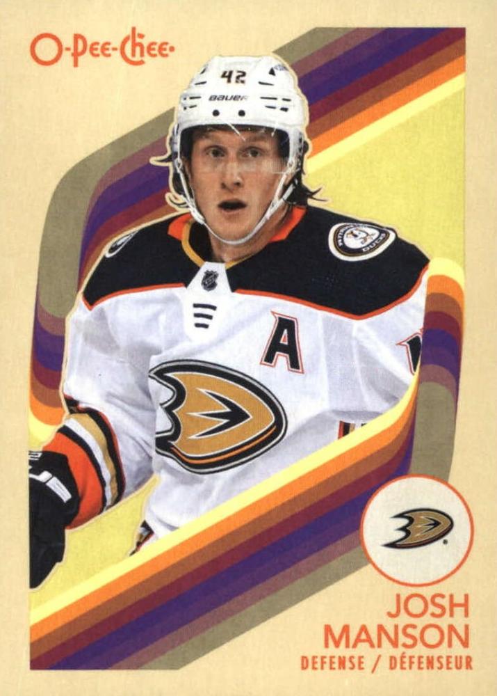 #438 Josh Manson - Anaheim Ducks - 2023-24 O-Pee-Chee - Retro Hockey