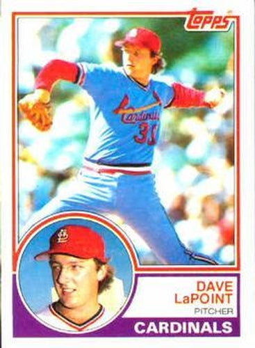 #438 Dave LaPoint - St. Louis Cardinals - 1983 Topps Baseball