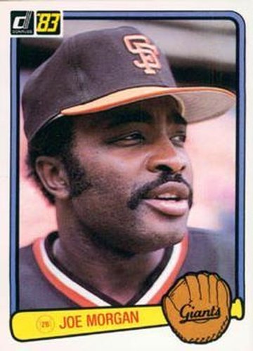 #438 Joe Morgan - San Francisco Giants - 1983 Donruss Baseball