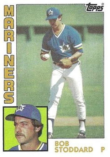 #439 Bob Stoddard - Seattle Mariners - 1984 Topps Baseball